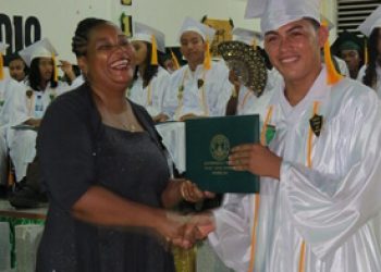 BMS 619 Fredy receiving his diploma 275x250